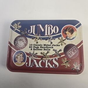 NEW Vtg Jumbo Jacks Game Set Channel Craft Made In USA Hanbook Sealed Game